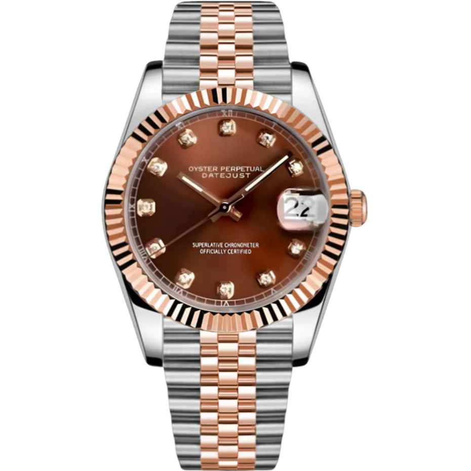 DATEJUST MOD ( CHOCOLATE TWO TONE )