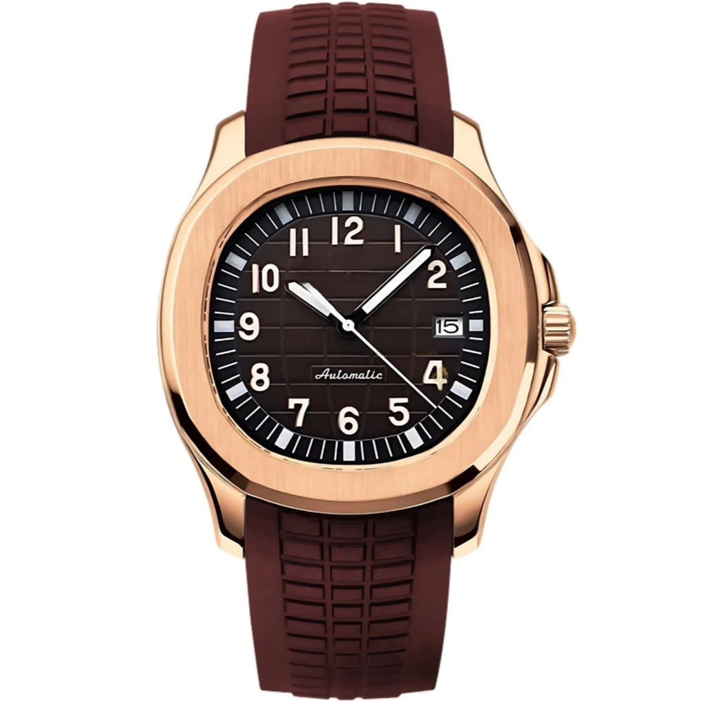 AQUANAUT MOD ROSE GOLD BROWN