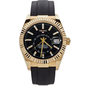 SKY DWELLER GOLD RUBBER