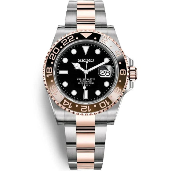 GMT SEIKO MOD TWO TONE ROOT BEER