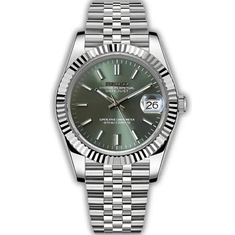 DATEJUST SEIKO MOD (OLIVE)