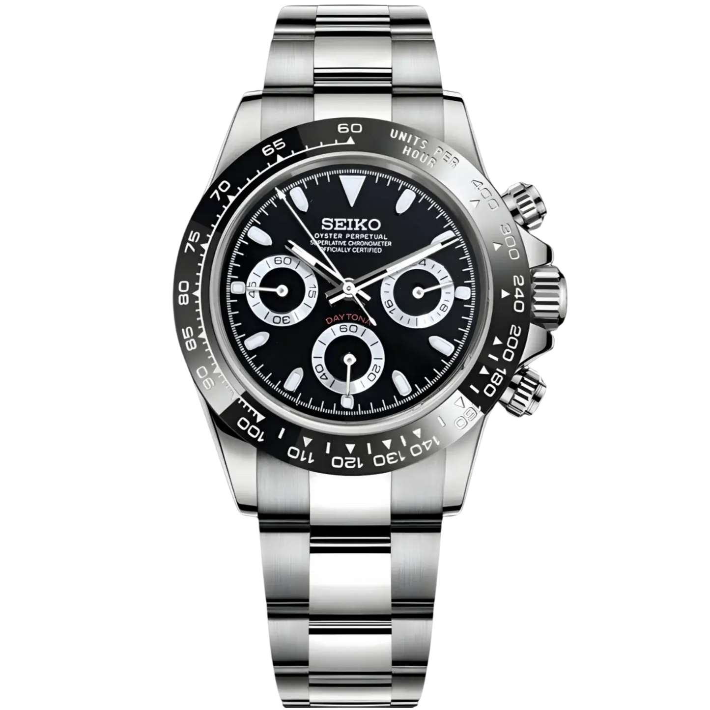 DAYTONA SEIKO MOD (BLACK)