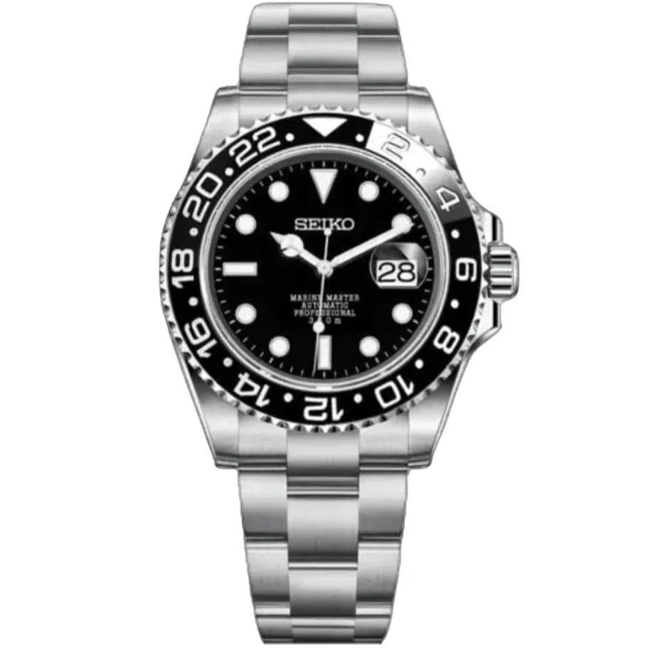 GMT SEIKO MOD BLACK