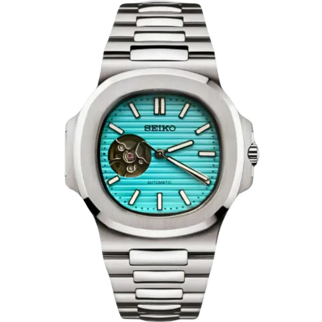 NAUTILUS SEIKO MOD TIFFANY OPEN HEART