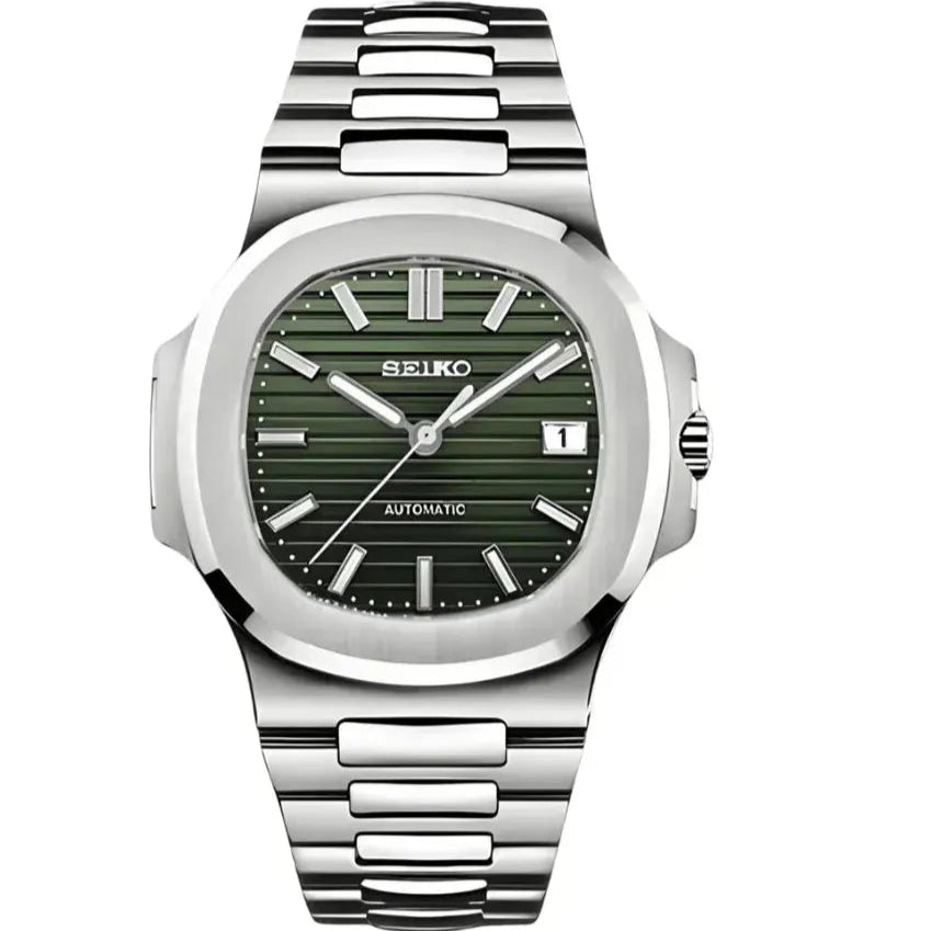 NAUTILUS SEIKO MOD OLIVE GREEN