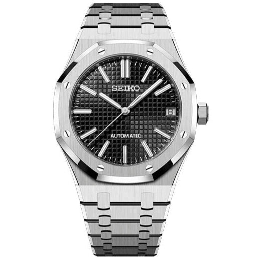 ROYAL OAK SEIKO MOD (BLACK)