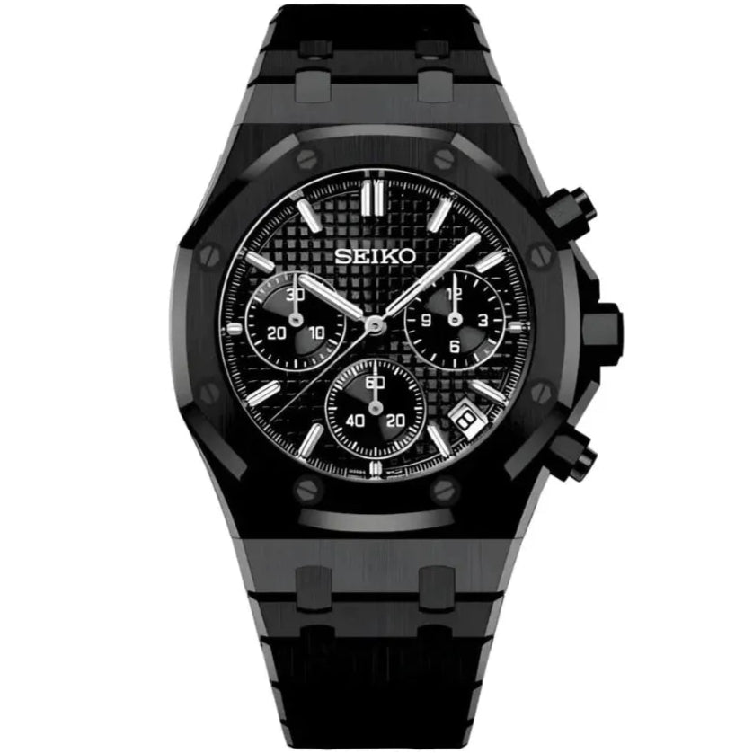 ROYAL OAK SEIKO MOD (CHRONOGRAPH BLACKED OUT)
