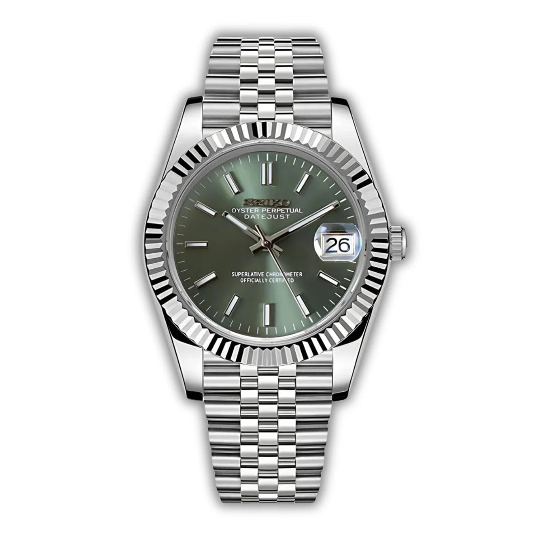 DATEJUST SEIKO MOD (OLIVE)