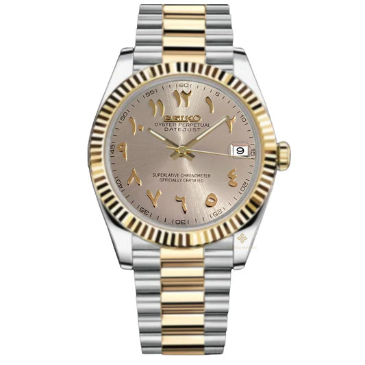 DATEJUST SEIKO MOD (TWO TONE ARABIC DIAL)