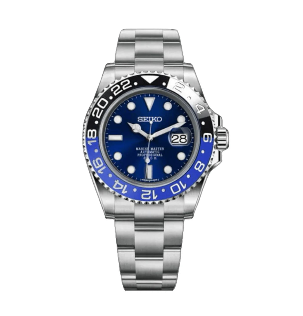 GMT SEIKO MOD ELECTRIC BLUE