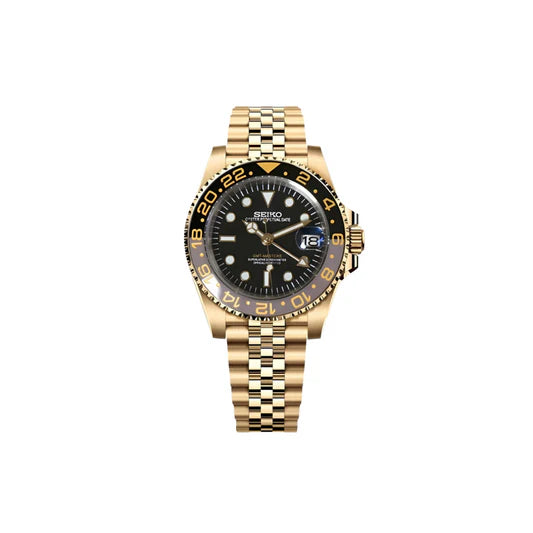 GMT SEIKO MOD GOLD