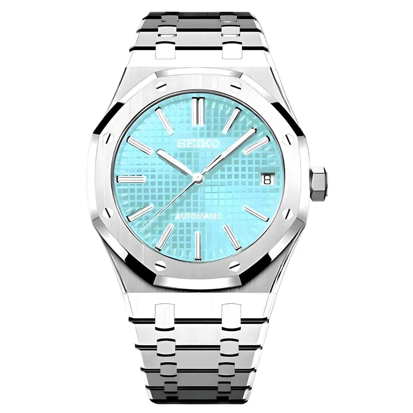 ROYAL OAK SEIKO MOD (LIGHT BLUE)