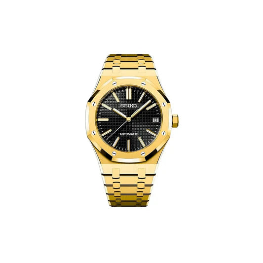 ROYAL OAK SEIKO MOD GOLD (BLACK)