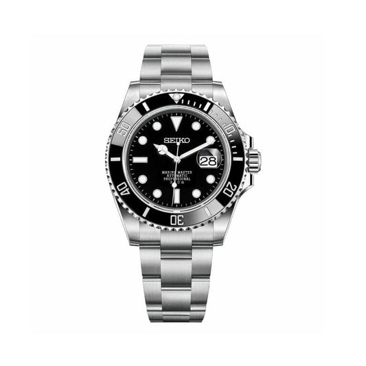 SUBMARINER SEIKO MOD (BLACK)